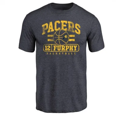 Navy Men's Johnny Furphy Indiana Pacers Baseline T-Shirt
