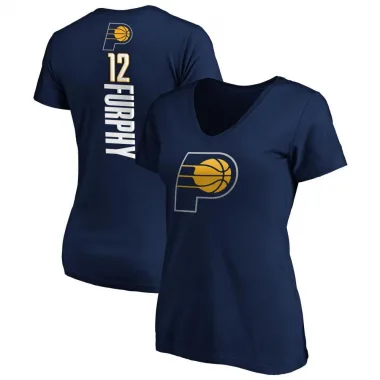 Navy Women's Johnny Furphy Indiana Pacers Backer T-Shirt